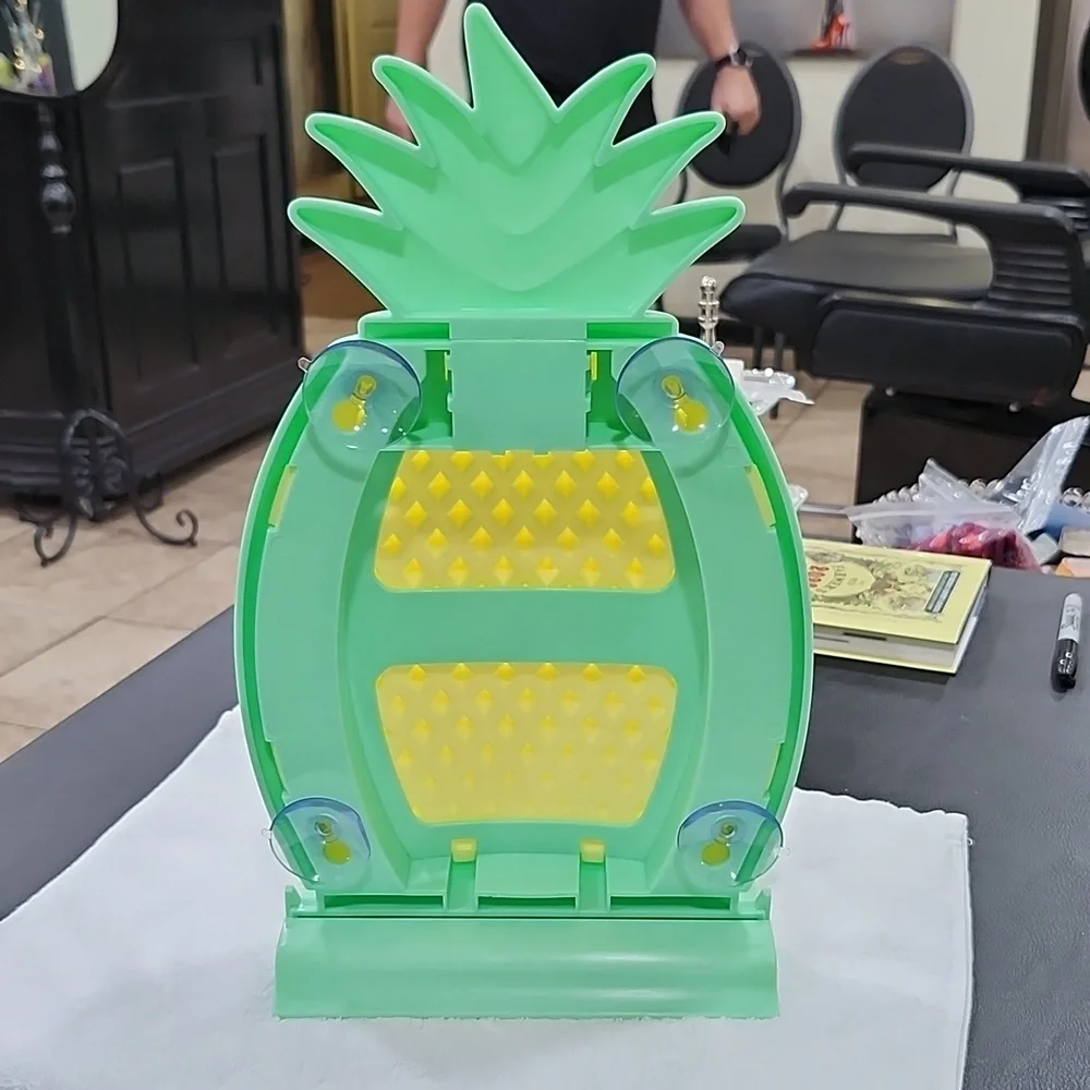 PLAYTIME PINEAPPLE KITTY COMBER CAT SELF GROOMER